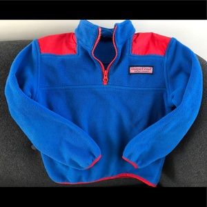 Vineyard Vines Boys Fleece Shep Shirt Size 7